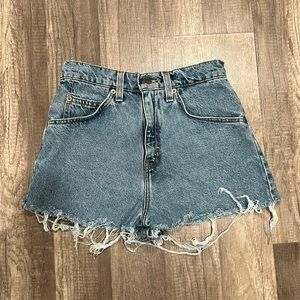 Vintage 910 Levis Distressed Shorts